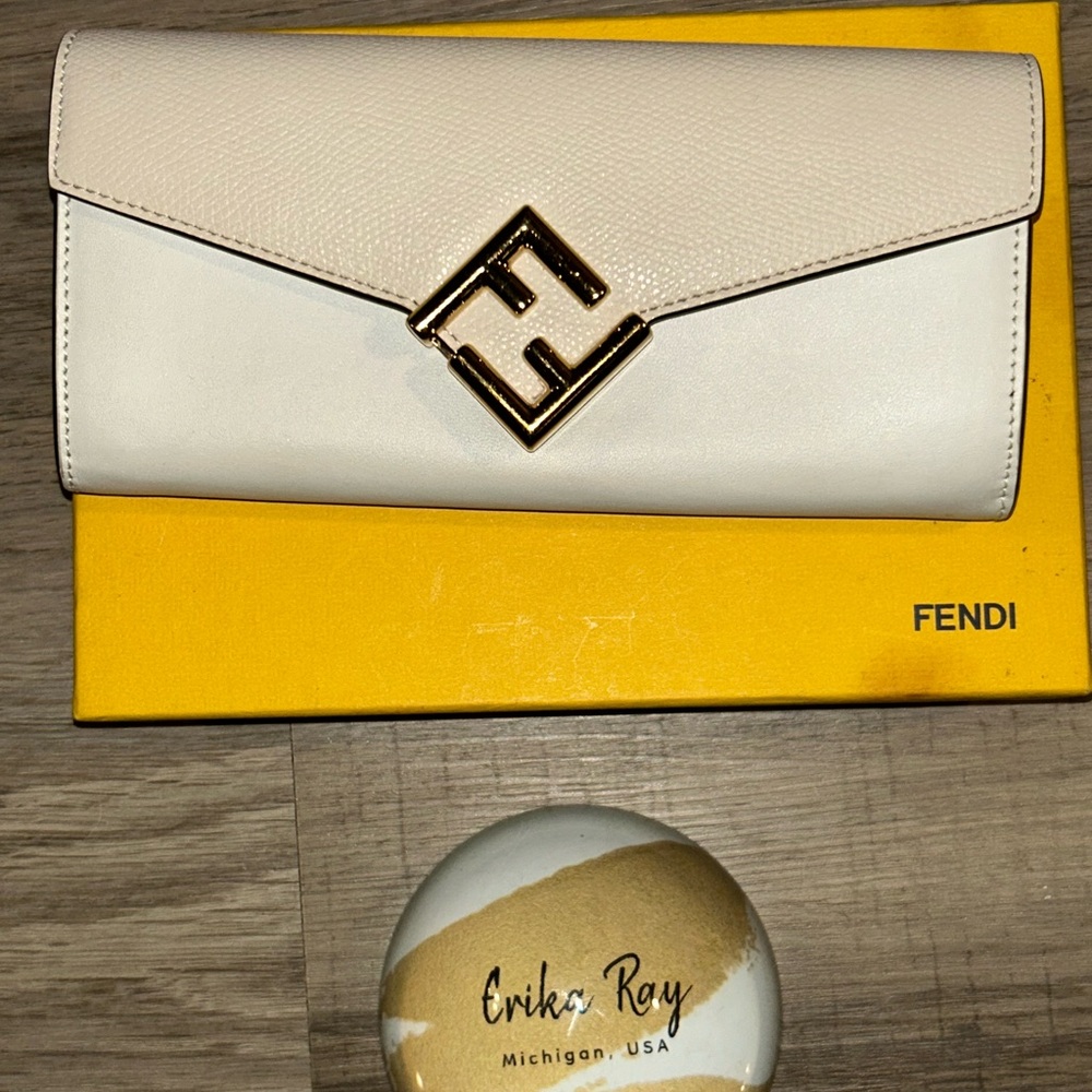 Fendi Continental Leather Wallet